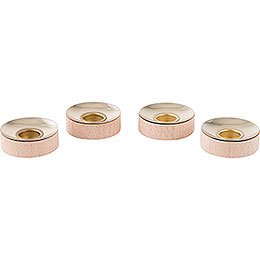 Teelichteinsätze für Kerzen 1,4 cm - 4er-Set