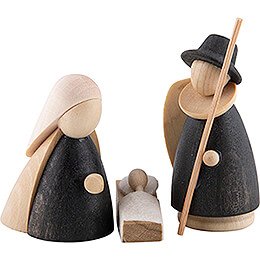 The Holy Family Natural/Anthracite - Mini - 5 cm / 2 inch