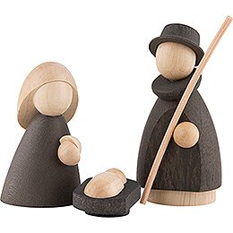 The Holy Family Natural/Anthracite - Small - 7 cm / 2.8 inch