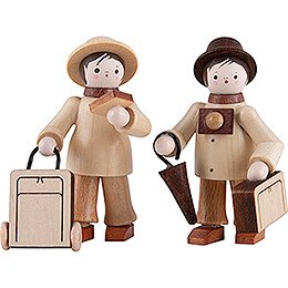 Thiel-Figuren Touristenpaar - natur - 6 cm