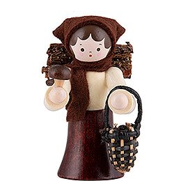 Thiel Figurine  -  Mushroom Woman  -  natural  -  6cm / 2.4 inch