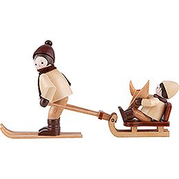 Thiel Figurines  -  Mountain Rescue  -  natural  -  Set of Two  -  6cm / 2.4 inch