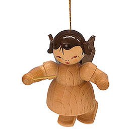 Tree Ornament  -  Angel Conductor  -  Natural Colors  -  Floating  -  5,5cm / 2,1 inch