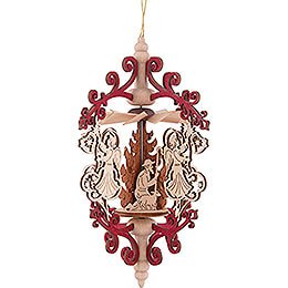 Tree Ornament  -  Angel with Bell  -  Nativity  -  15cm / 5.9 inch