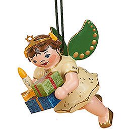 Tree Ornament - Angel with Gifts - 6 cm / 2,5 inch