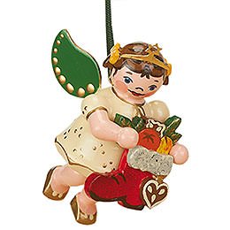 Tree Ornament  -  Angel with Red Boot  -  6cm / 2,5 inch