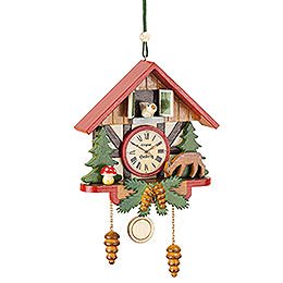 Tree Ornament  -  Cuckoo Clock Forest  -  10cm / 3,9 inch