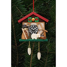 Tree Ornament - Cuckoo Clock Shepherd - 7,0x6,7 cm / 3x3 inch