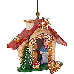 Tree Ornament  -  Gingerbread House  -  8cm / 3.1 inch