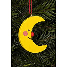 Tree Ornament  -  Moon  -  3,6 / 4,7cm  -  2x2 inch