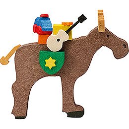 Tree Ornament - Moose with Guitar - 5 cm / 2 inch