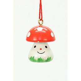 Tree Ornament - Mushroom - 1,8x2,4 cm / 1x1 inch