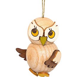 Tree Ornament - Owl Child natural - 4 cm / 1.6 inch