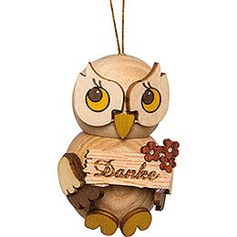 Tree Ornament - Owl Child with 