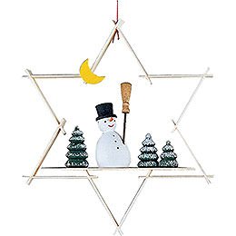 Tree Ornament - Snow Man - 9,5 cm / 3.7 inch