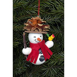 Tree Ornament - Snowman Coneman - 7,0x9,0 cm / 2x3 inch