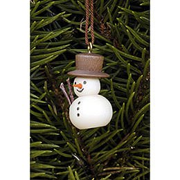 Tree Ornament - Snowman Natural - 3,0x2,0 cm / 1.2x0.8 inch