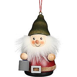 Tree Ornament Teeter Man Dwarf with Bucket  -  8cm / 3.1 inch