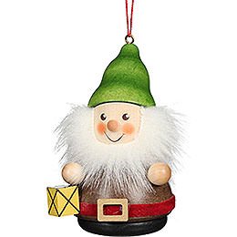 Tree Ornament Teeter Man Dwarf with Lantern - 8 cm / 3.1 inch