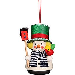 Tree Ornament  -  Teeter Snowman  -  8,5cm / 3.3 inch