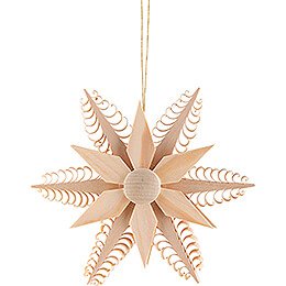 Tree Ornament - Wood Chip Star - 11,5 cm / 4.5 inch