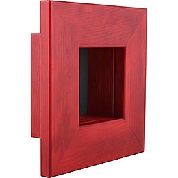 Wall Frame Red  -  23x23x8cm / 9.1x9.1x3.2 inch