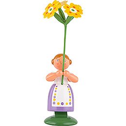 Wiesenblumenmdchen mit Himmelschlssel - 11 cm
