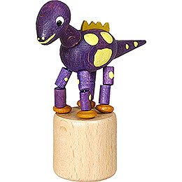 Wiggle Figure - Dinosaur - purple - 8,5 cm / 3.3 inch