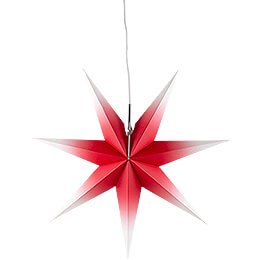 Window Star - Red - White - 41 cm / 16.1 inch