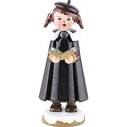 Winter Children Church Singers with Pigtail - 8 cm / 3 inch