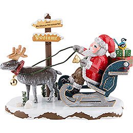 Winter Children "Santa Claus is Coming to Town"  -  8cm / 3.1 inch